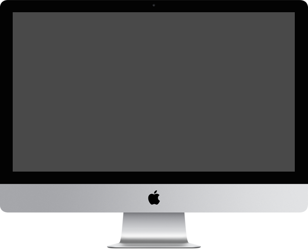 iMac Mockup screen