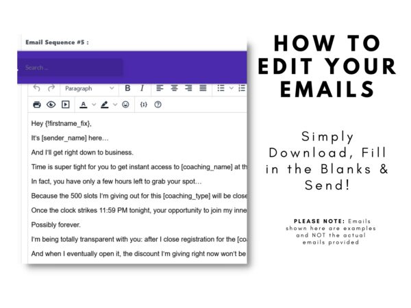 5 Introduction Emails + 5 Follow-up Emails| Fill-In-The- Blank Template |Marketing Email |Notaries| Notary Marketing| Introduction Emails - Image 6