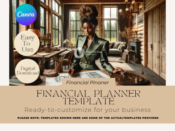 Financial Planner | Canva Templates | 50 Pages | Savings plan | Instant Download | Set Goals | Manage Debt | Retirement plan | Budget Plan - Image 2