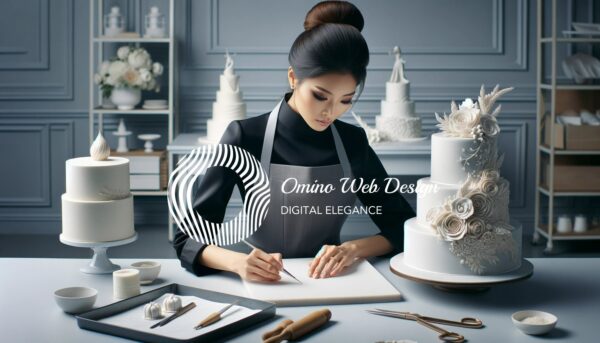 Elegant Asian Baker | Wedding Cakes | Modern Bake Shop | Event Planning | Culinary Portfolios | Cake Decorating | Culinary Project| AI Image