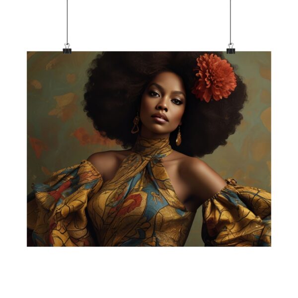 Art Posters - Celebrating African American and African Women with AI-Created Designs - Image 37