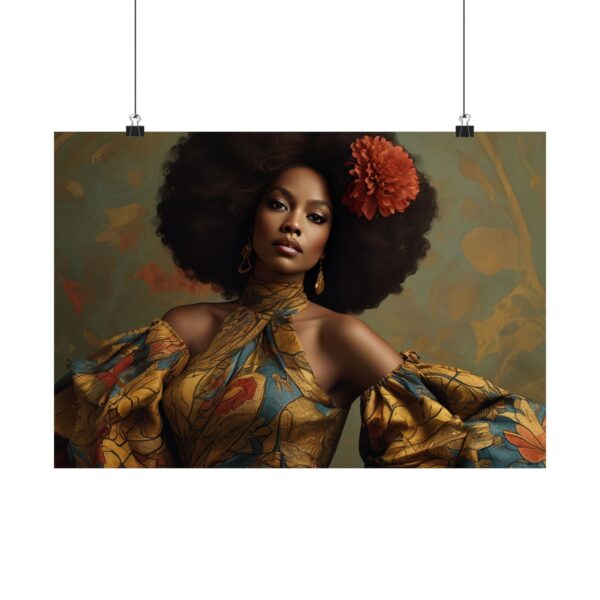 Art Posters - Celebrating African American and African Women with AI-Created Designs - Image 33